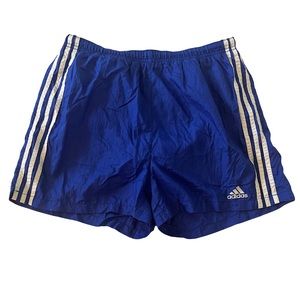 Vintage adidas blue athletic shorts